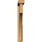 Ekena Millwork Westlake Block Rough Sawn Bracket w/ Offset Brace, Western Red Cedar, 4"W x 26"D x 30"H BKT0402X26X30WTL05RWR - alternate 2